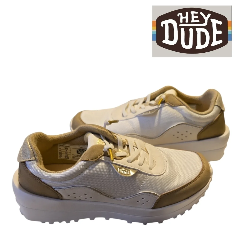 HEY DUDE Hayden Shine Size 6 Womens